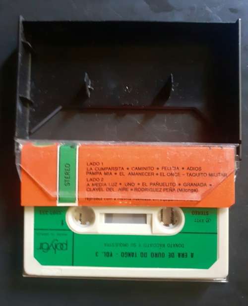 A Era De Ouro Do Tango Vol.3 Cassette Tape