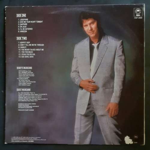 Shakin` Stevens - Give Me Your Heart Tonight LP Vinyl Record