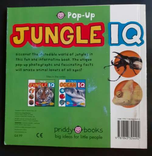 Pop-Up Jungle IQ Children Book (Hardcover)
