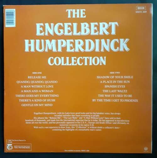 The Engelbert Humperdinck  Collection LP Vinyl Record