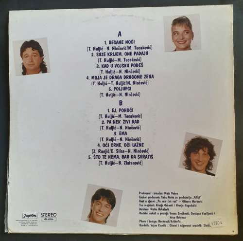Magazin - Besane Noći LP Vinyl Record - Yugoslavia Pressing