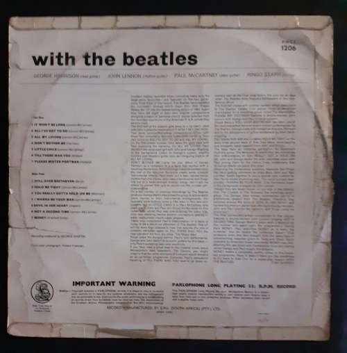 The Beatles - With The Beatles LP Vinyl Record