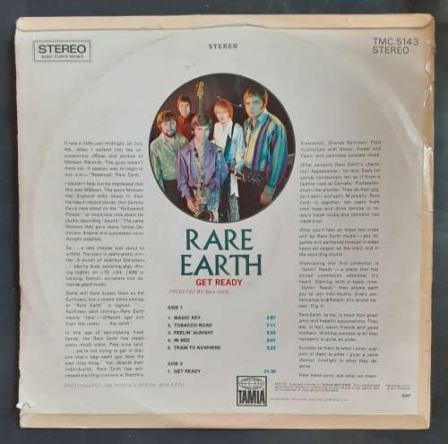 Rare Earth - Get Ready LP Vinyl Record