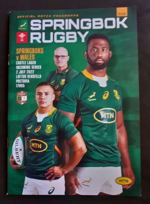 South Africa vs Wales 2022 1st Test Match Programme
