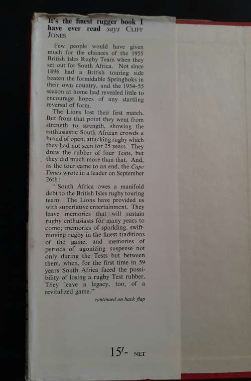 Lions Rampant - The 1955 British Isles Rugby Tour of South Africa by Vivian Jenkins (Hardcover)