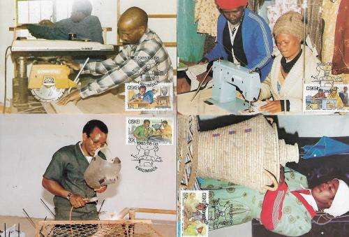 Ciskei - 1985 Small Businesses Full Set of 4 Maxi Cards