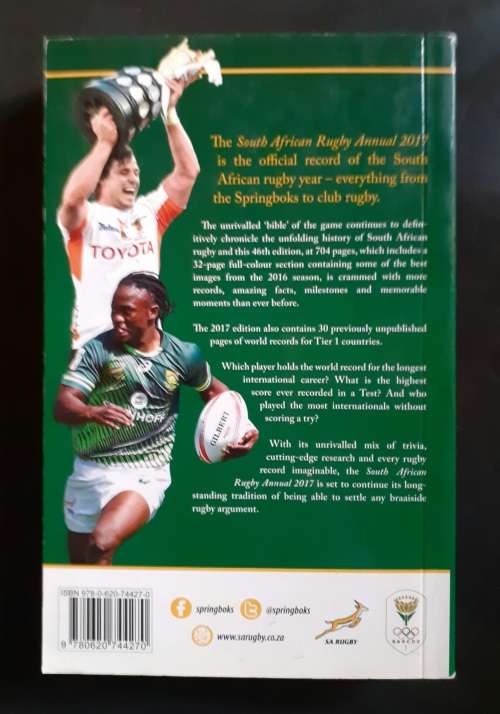 2017 South Africa Rugby Annual Book