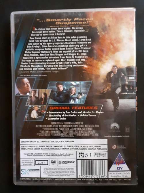 M:i:III - Tom Cruise (DVD)