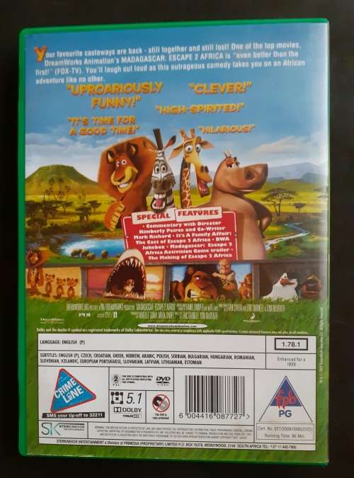 Madagascar - Escape 2 Africa (DVD)