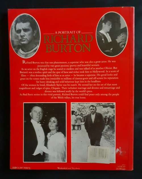 A Portrait of Richard Burton by Paul Ferris