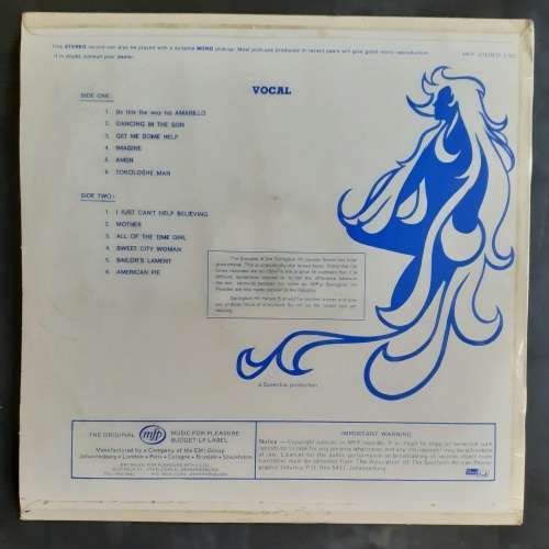Springbok Hit Parade Vol.5 LP Vinyl Record