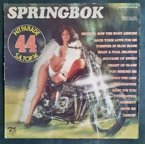Springbok Hit Parade Vol.44 LP Vinyl Record