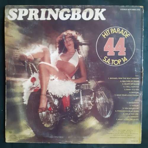 Springbok Hit Parade Vol.44 LP Vinyl Record