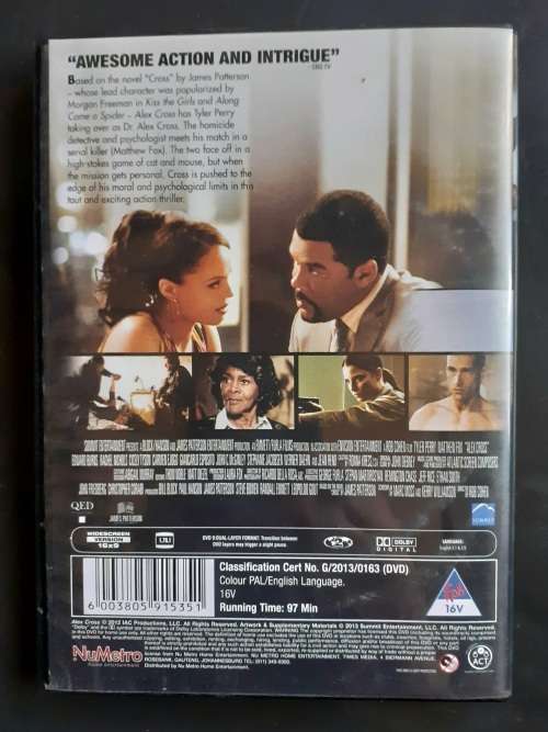 Alex Cross - Tyler Perry & Matthew Fox (DVD)
