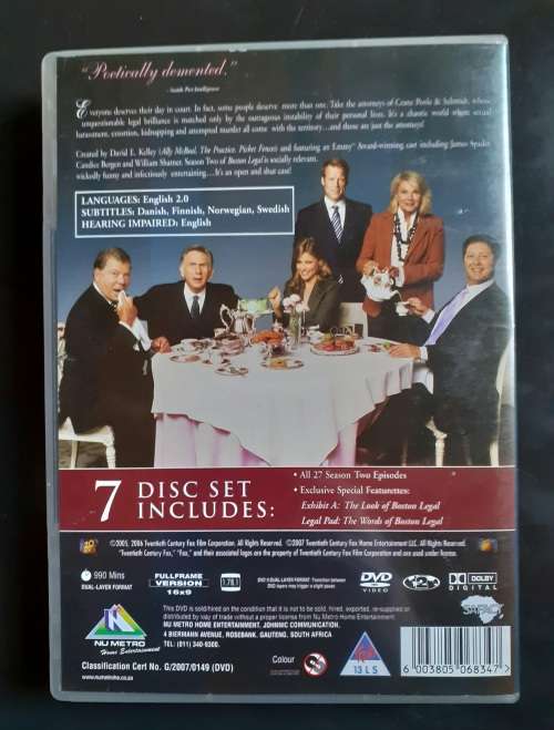 Boston Legal - Season 2 (7 DVD Set)