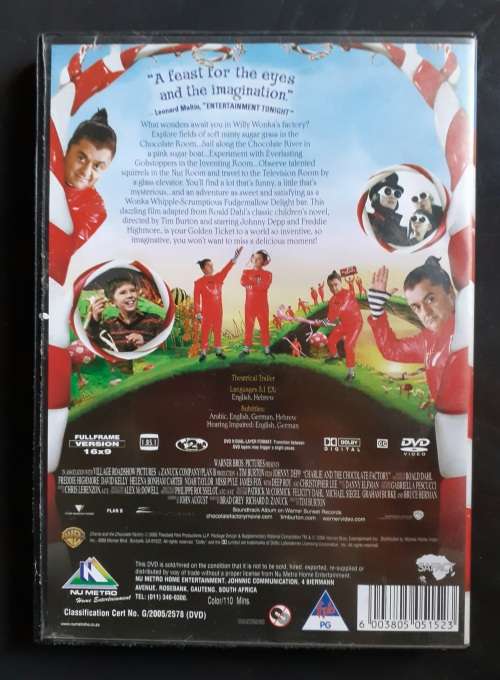 Charlie And The Chocolate Factory - Johnny Depp (DVD)