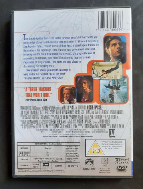 Mission: Impossible - Tom Cruise (DVD)