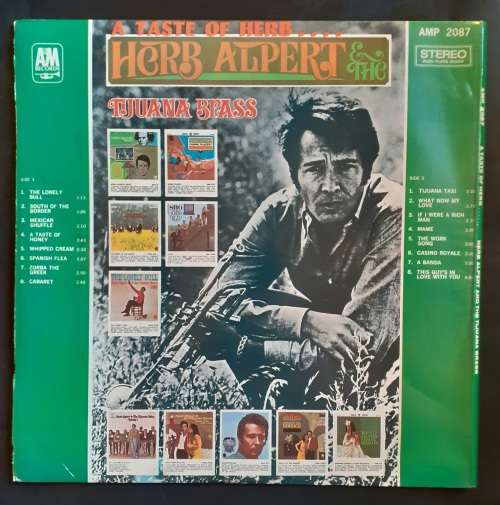 Herb Alpert - A Taste of Herb LP Vinyl Record