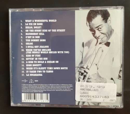 Louis Armstrong - Classic Louis Armstrong (CD)