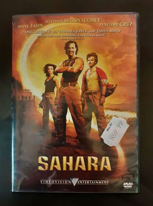 Sahara - Matthew McConaughey & Penelope Cruz (DVD)