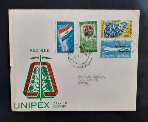 South Africa - 1960 UNIPEX FDC