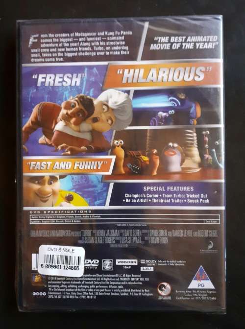 Dream Works Turbo (DVD)