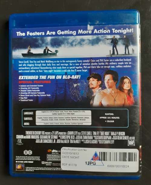 Date Night - Steve Carell & Tina Fey (Blu-ray)