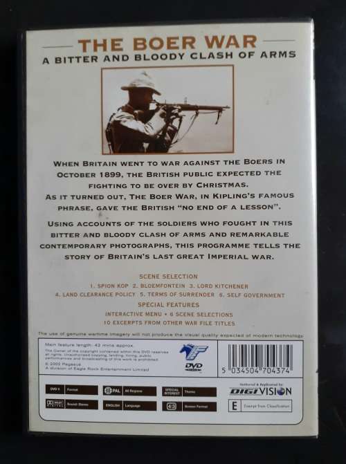 The Boer War - A Bitter and Bloody Clash of Arms (DVD)