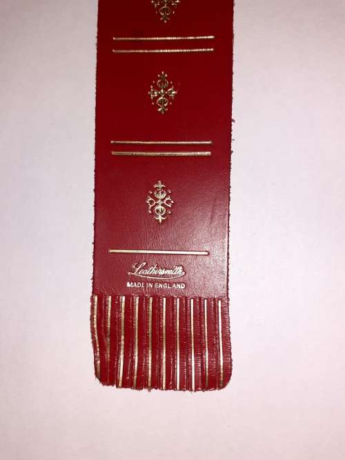 Leather Smithy Leather Bookmark