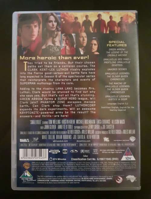Smallville Season 6 (Set of 6 DVDs)