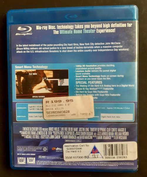 Die Hard 4.0 - Bruce Willis (Blu-ray)