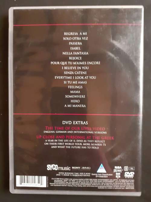 Il Divo - Live At The Greek Theatre (DVD)