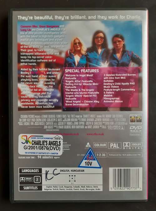 Charlie`s Angels - Cameron Diaz & Drew Barrymore (DVD)