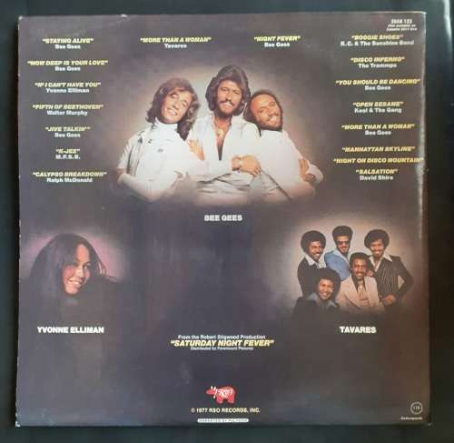 Saturday Night Fever (Original Movie Soundtrack) Double LP Vinyl Record Set