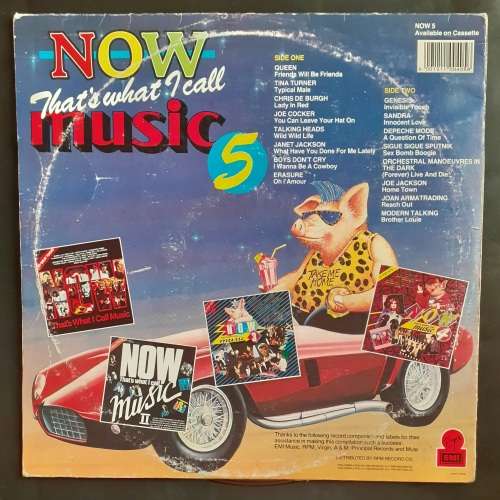 Now That`s What I Call Music Vol.5 Double LP Vinyl Record Set
