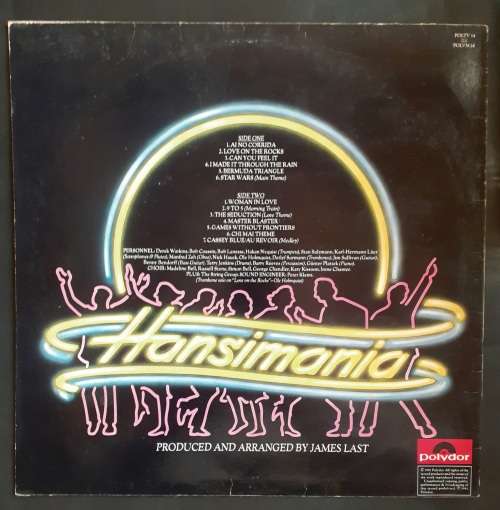James Last - Hansimania LP Vinyl Record - UK Pressing