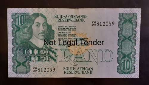 South Africa Ten Rand GPC de Kock Bank Note - AU