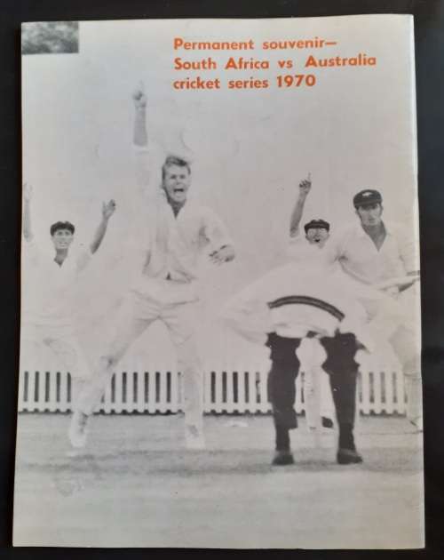 Book of The Tests - South Africa vs Australia Cricket Series 1970 Rand Daily Mail Programme