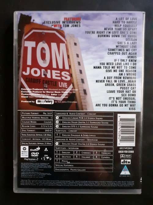 Tom Jones - Live At Cardiff Castle (DVD)