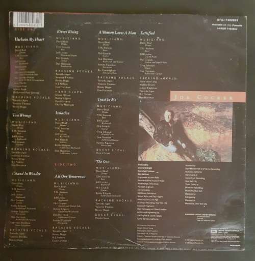 Joe Cocker - Unchain My Heart LP Vinyl Record