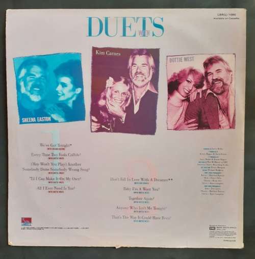 Kenny Rogers, Kim Carnes, Sheena Easton, Dottie West - Duets LP Vinyl Record