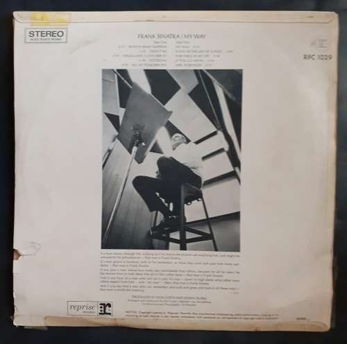 Frank Sinatra - My Way LP Vinyl Record