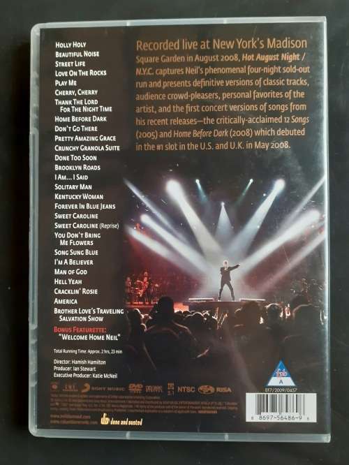 Neil Diamond - Hot August Night / NYC (Live From Madison Square Garden August 2008) (DVD)