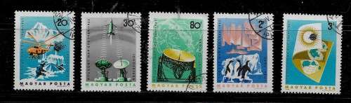 Hungary - 1964-1965 Nyugoot Nap Eve Part Set of 5 Stamps VFU