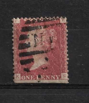 Great Britain - 1841 1d Deep Red Brown Fine Used