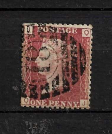 Great Britain - 1862 1d Deep Red Brown Fine Used
