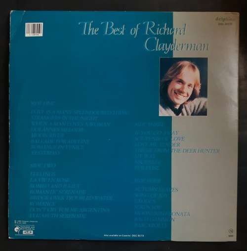 The Best of Richard Clayderman Double LP Vinyl Record Set