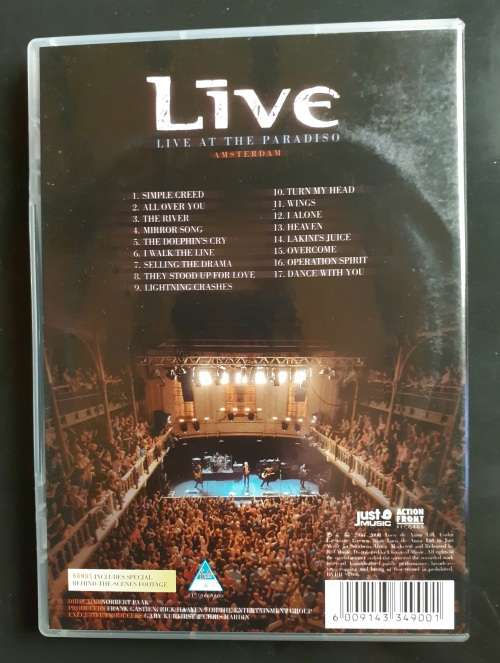 Live - Live At The Paradiso Amsterdam (DVD)