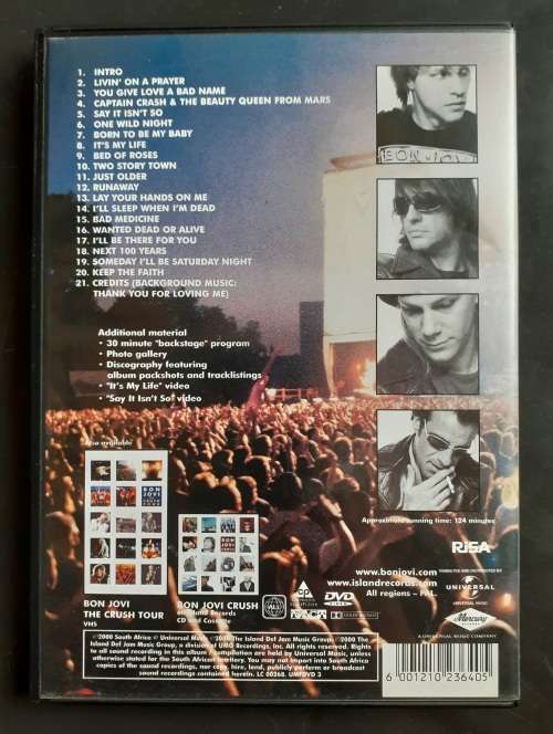 Bon Jovi - The Crush Tour (DVD)