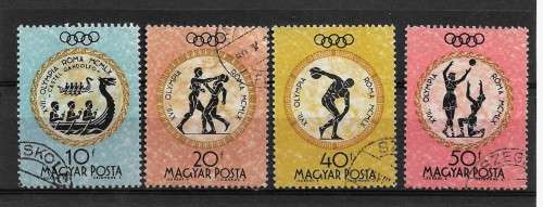 Hungary - 1960 Olympics Part Set of 4 Stamps VFU